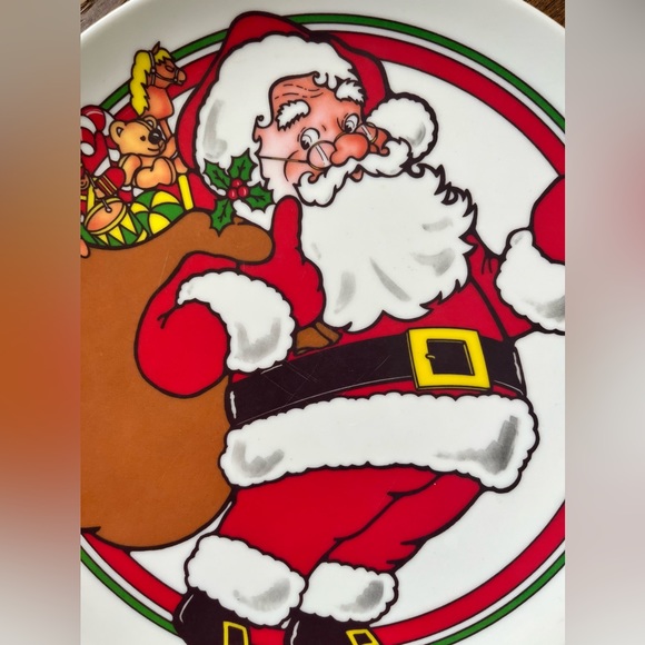 Texas Ware vintage Santa Claus plate - Picture 3 of 4